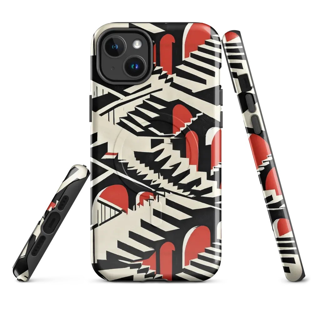 Brutalist Labyrinth on MagSafe Tough Case for iPhone® — Front