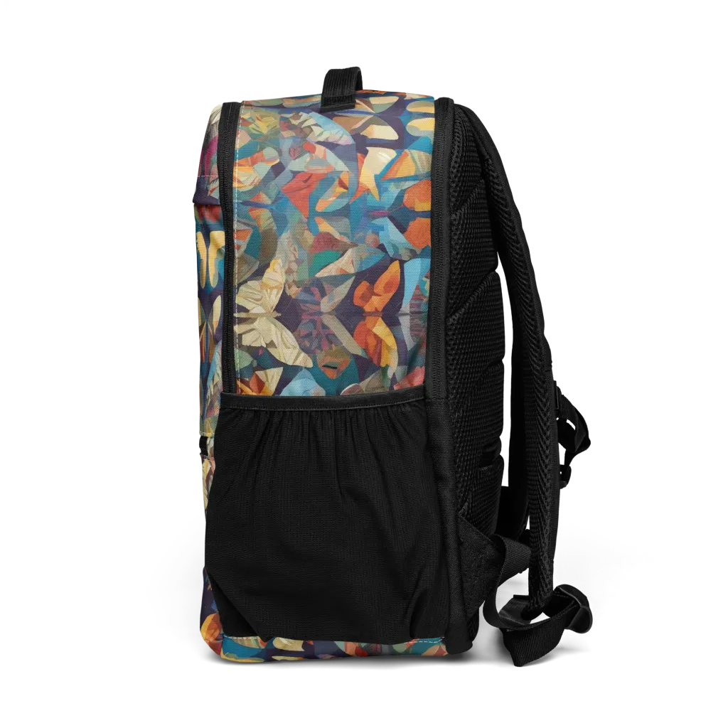 Prismatic Lepidary on Utility Backpack — Left
