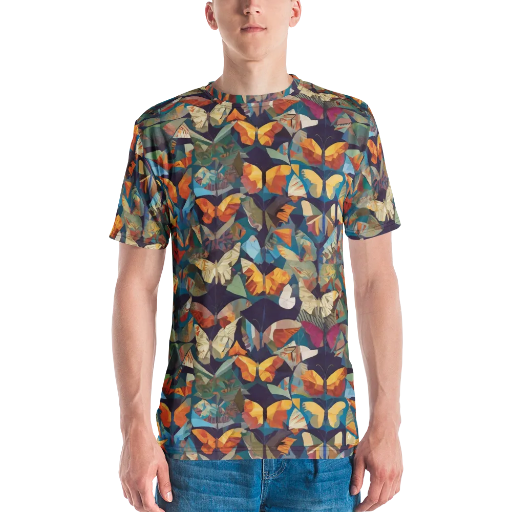 Prismatic Lepidary on Men's Crew Neck T-Shirt — Front