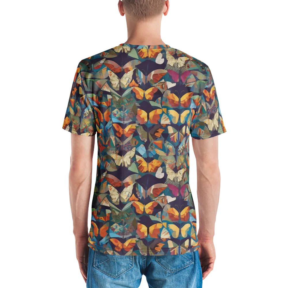 Prismatic Lepidary on Men's Crew Neck T-Shirt — Back