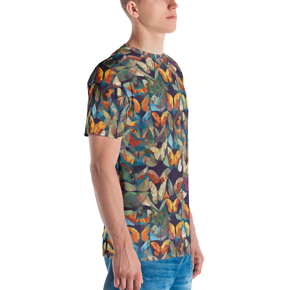 Prismatic Lepidary on Men's Crew Neck T-Shirt — Right