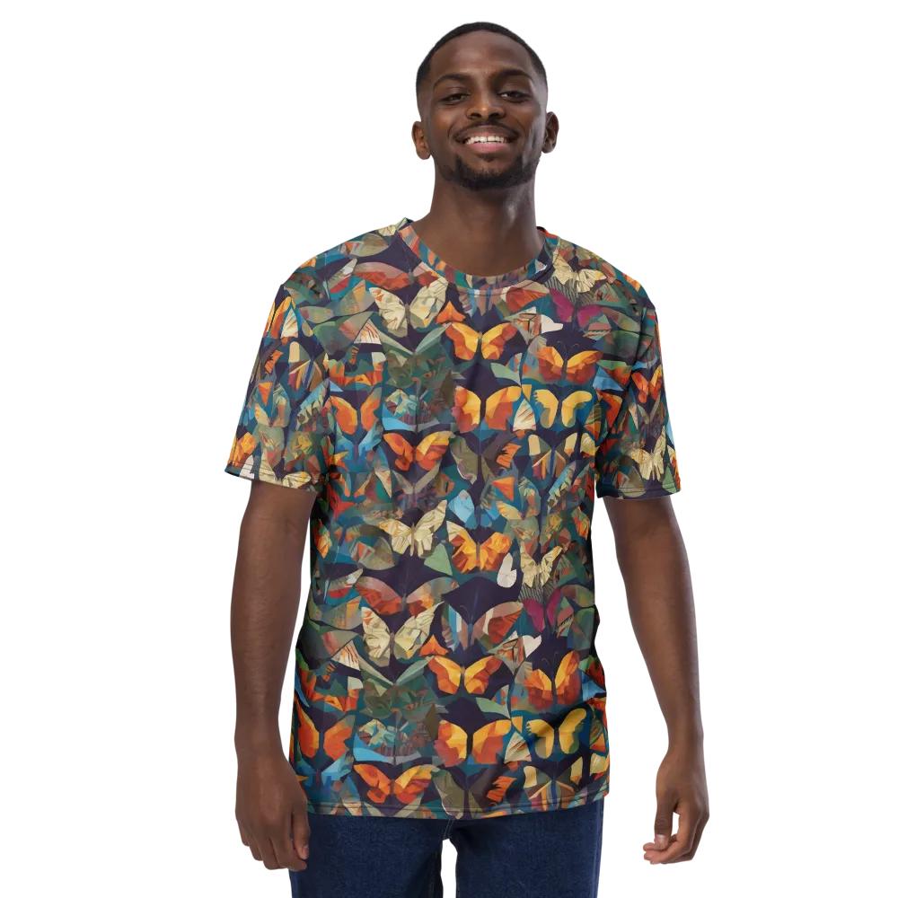 Prismatic Lepidary on Men's Crew Neck T-Shirt — Front