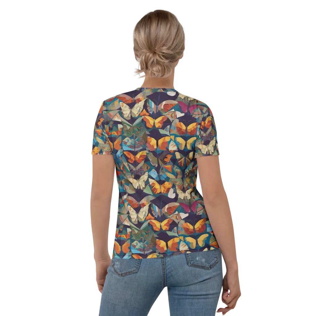 Prismatic Lepidary on Women's Crew Neck T-Shirt — Back