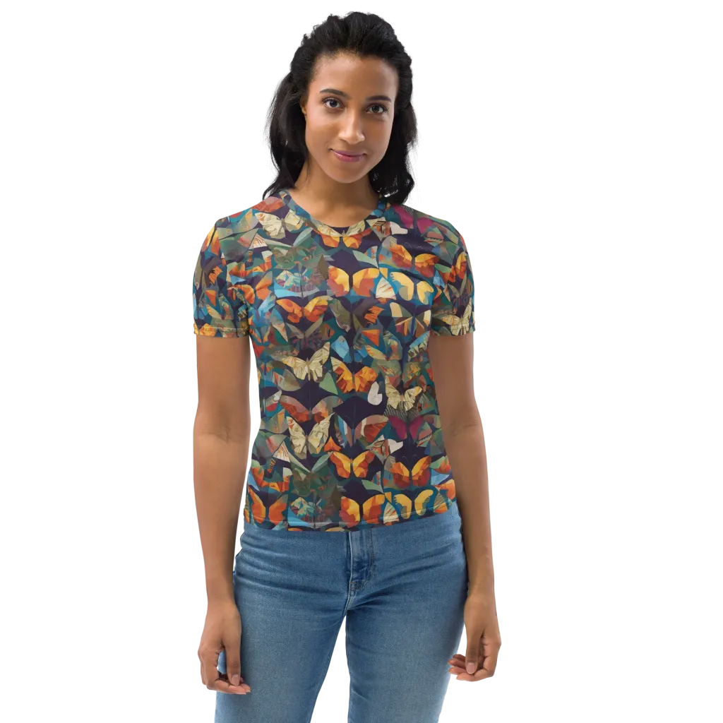 Prismatic Lepidary on Women's Crew Neck T-Shirt — Front