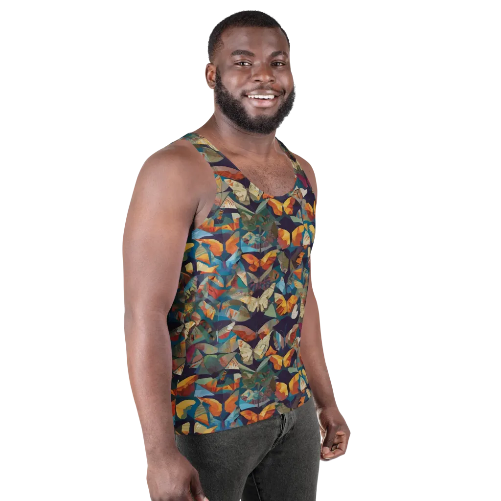 Prismatic Lepidary on Men's Tank Top — Right Front