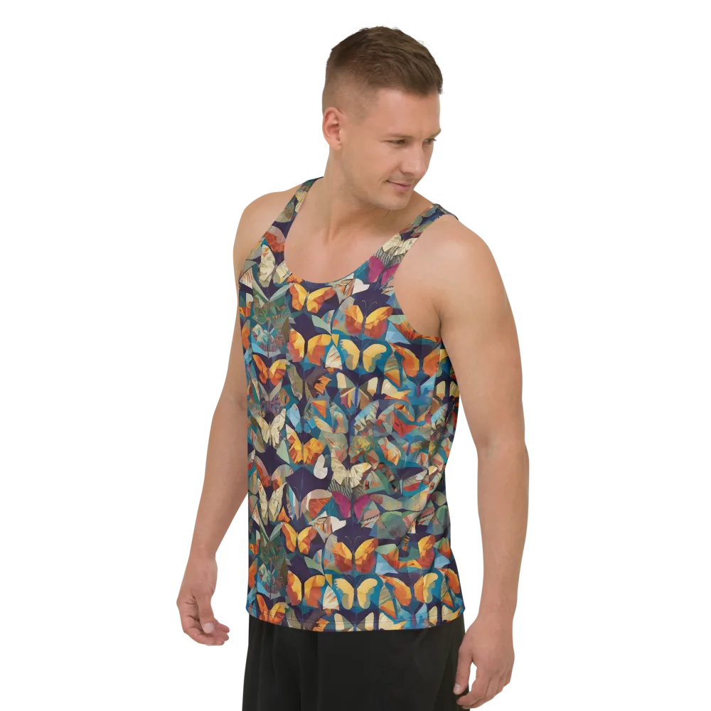 Prismatic Lepidary on Men's Tank Top — Left Front