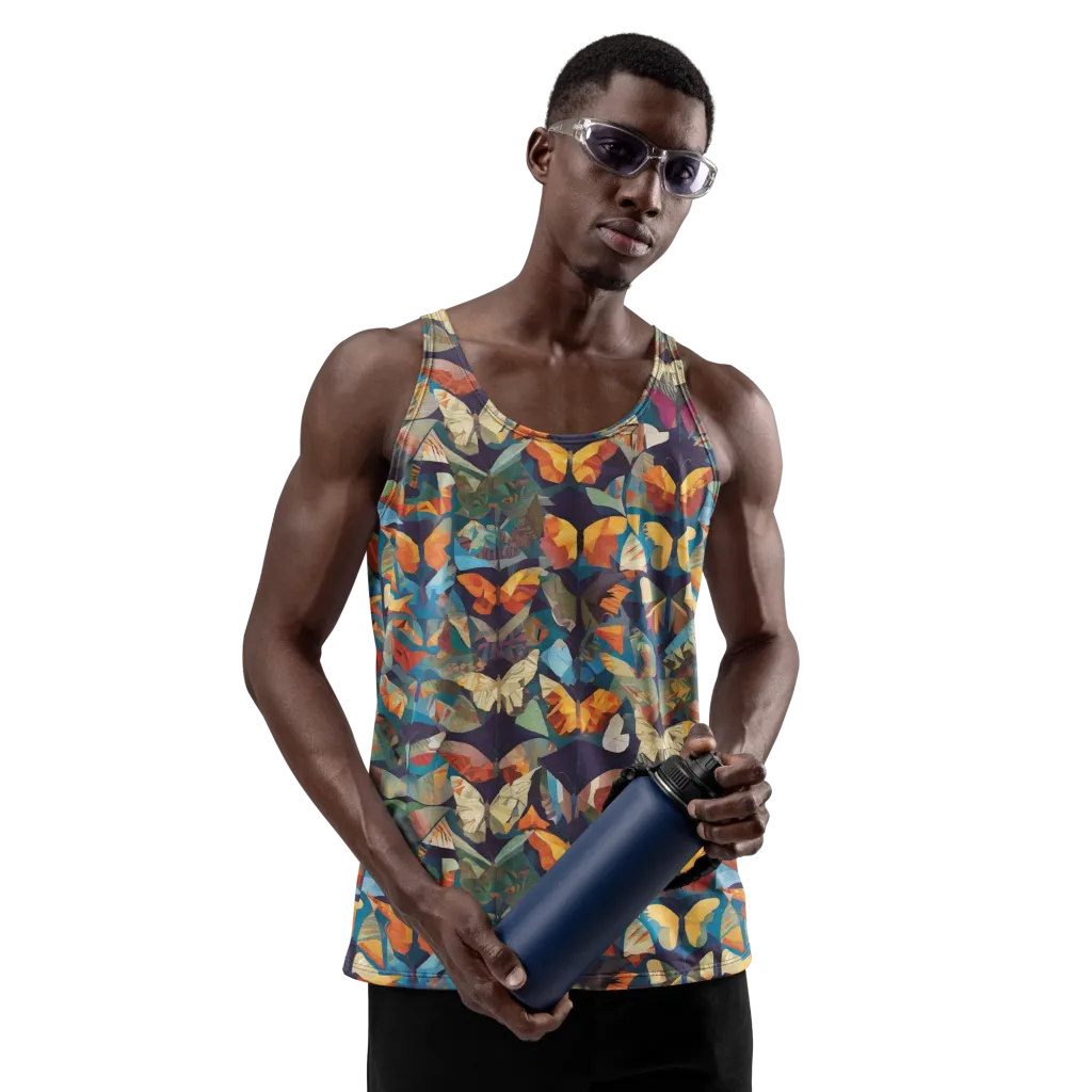 Prismatic Lepidary on Men's Tank Top — Front