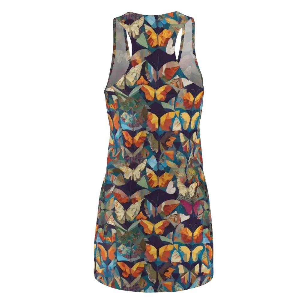 Prismatic Lepidary on Racerback Dress — Back