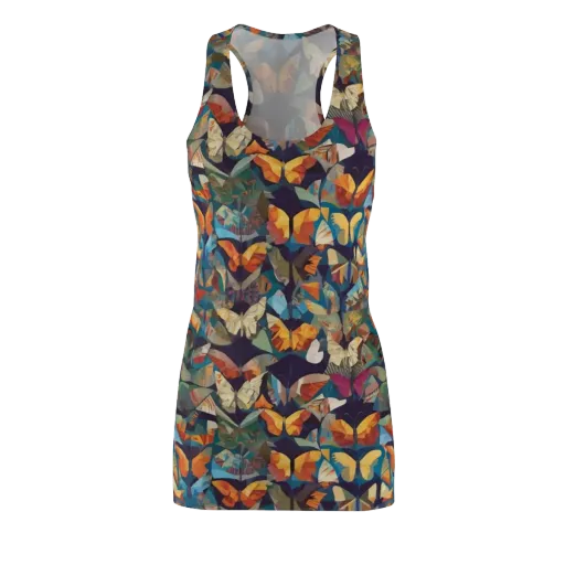 Prismatic Lepidary on a Racerback Dress