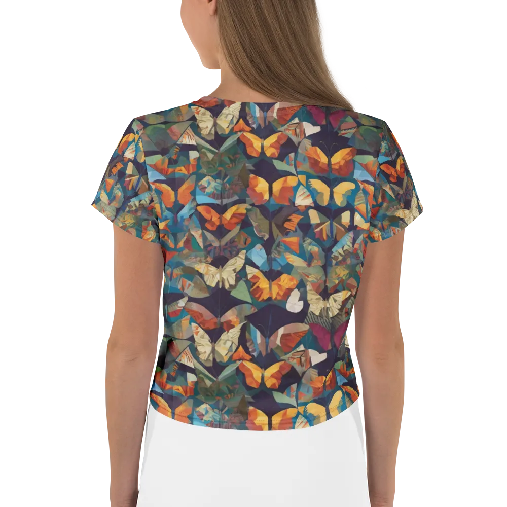 Prismatic Lepidary on Crop Tee — Back