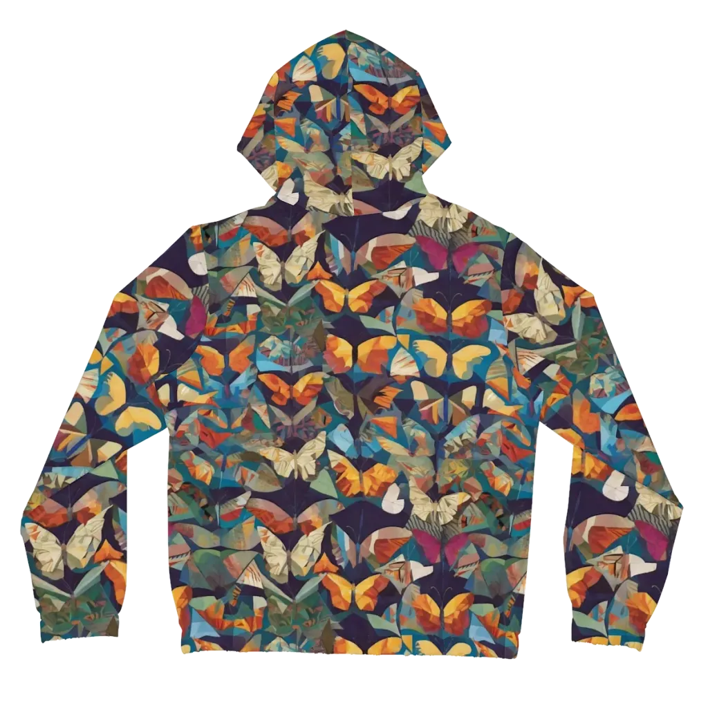 Prismatic Lepidary on Women's Full-Zip Hoodie — Back