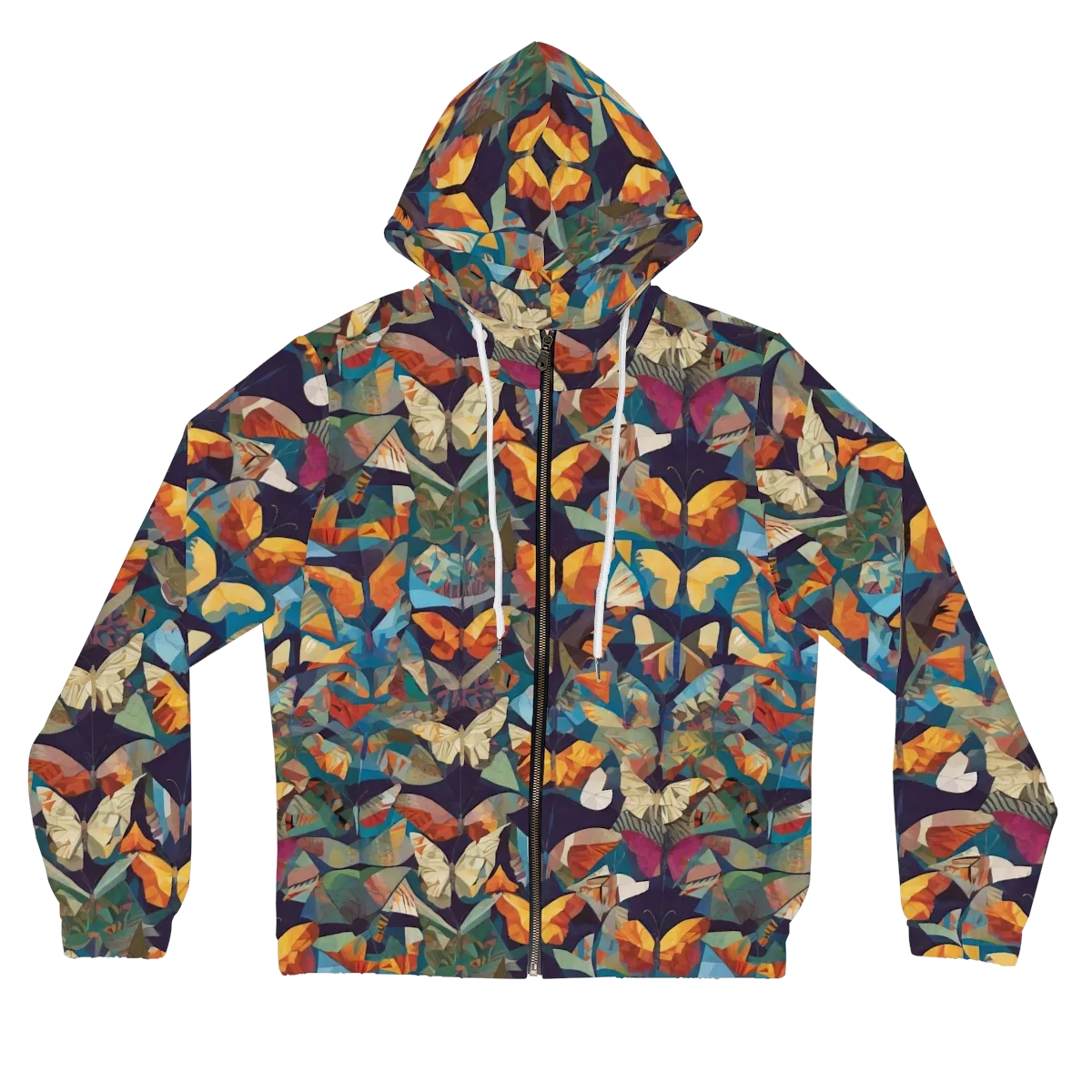 Prismatic Lepidary on Women's Full-Zip Hoodie — Front