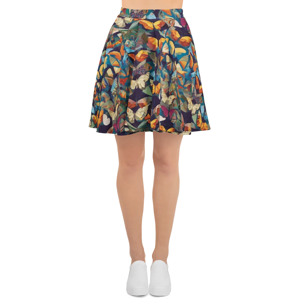 Prismatic Lepidary on Skater Skirt — Front
