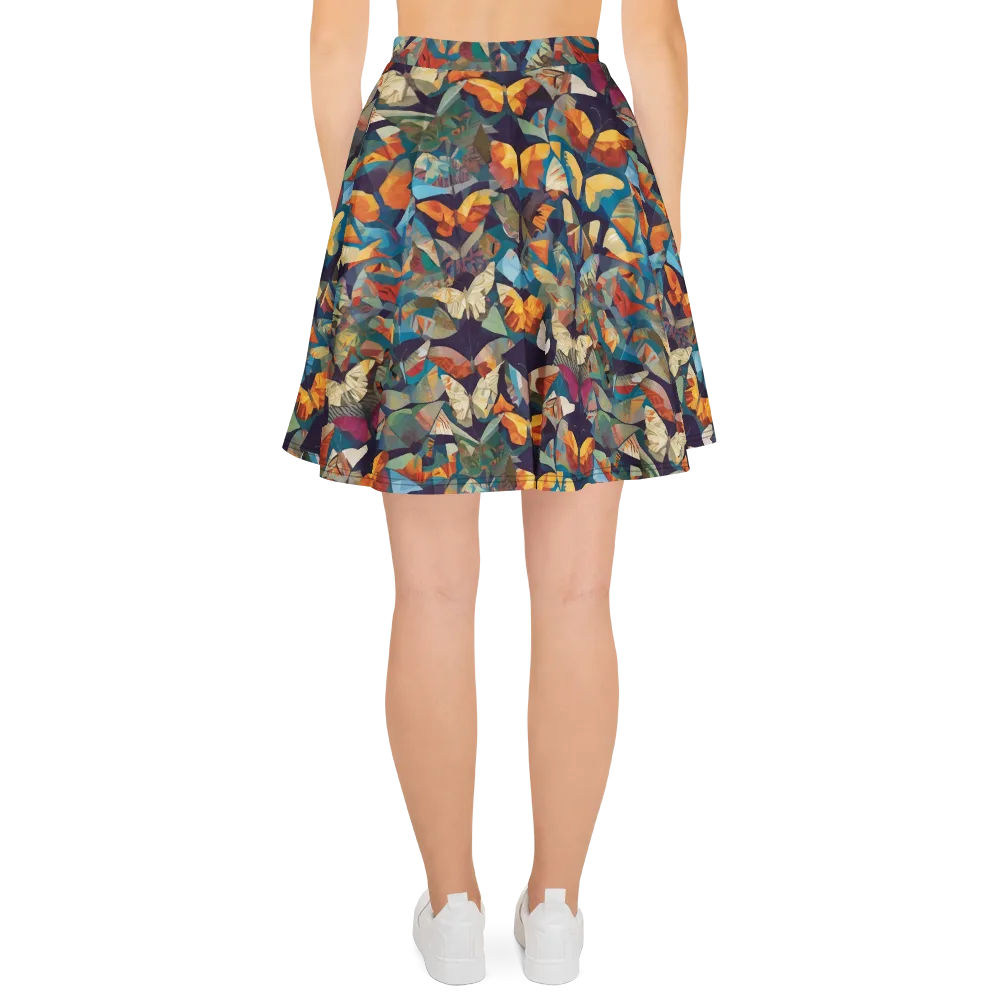 Prismatic Lepidary on Skater Skirt — Back