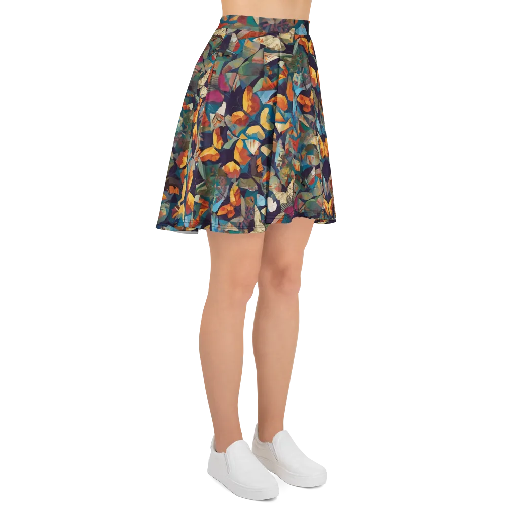 Prismatic Lepidary on Skater Skirt — Right
