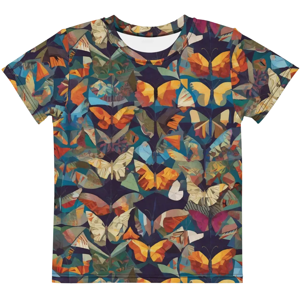 Prismatic Lepidary on Kids Crew Neck T-Shirt — Front