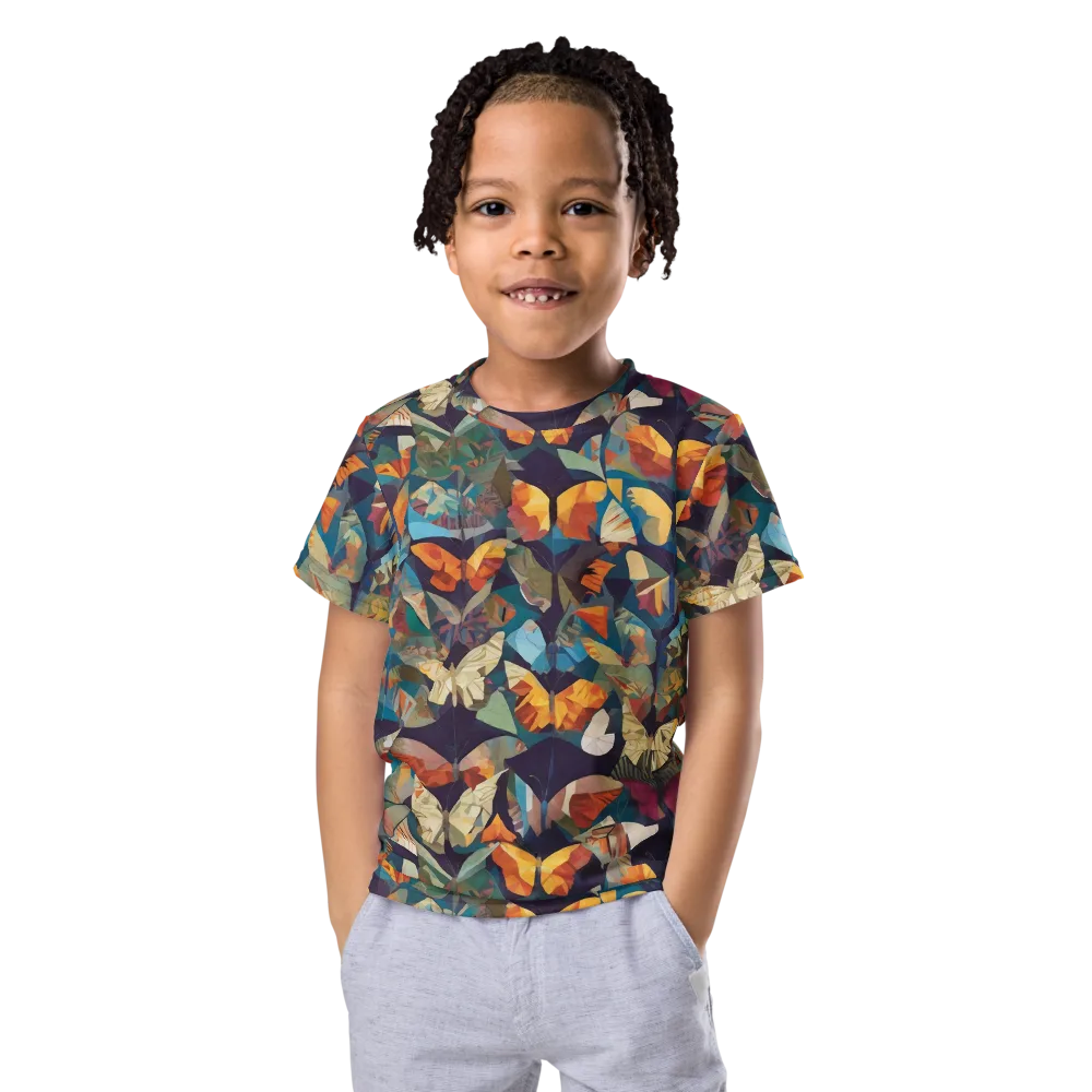 Prismatic Lepidary on Kids Crew Neck T-Shirt — Front