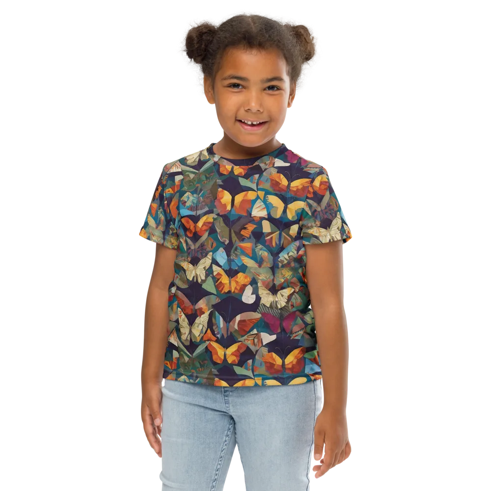 Prismatic Lepidary on Kids Crew Neck T-Shirt — Front