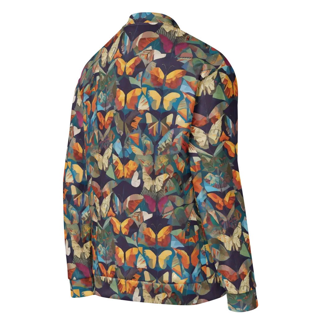 Prismatic Lepidary on Bomber Jacket — Right Back