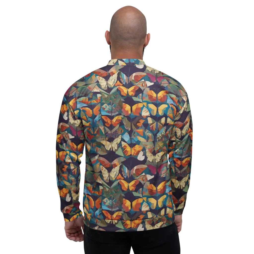 Prismatic Lepidary on Bomber Jacket — Back