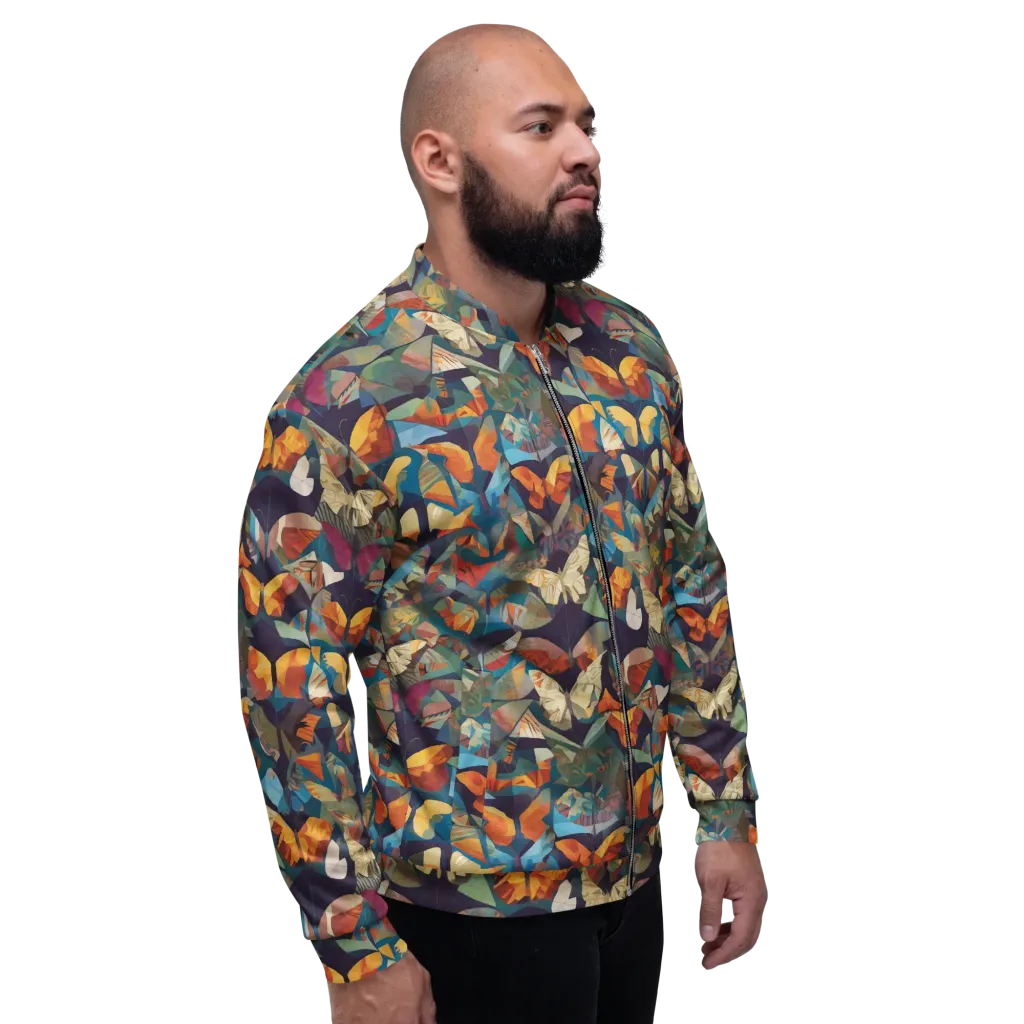 Prismatic Lepidary on Bomber Jacket — Right