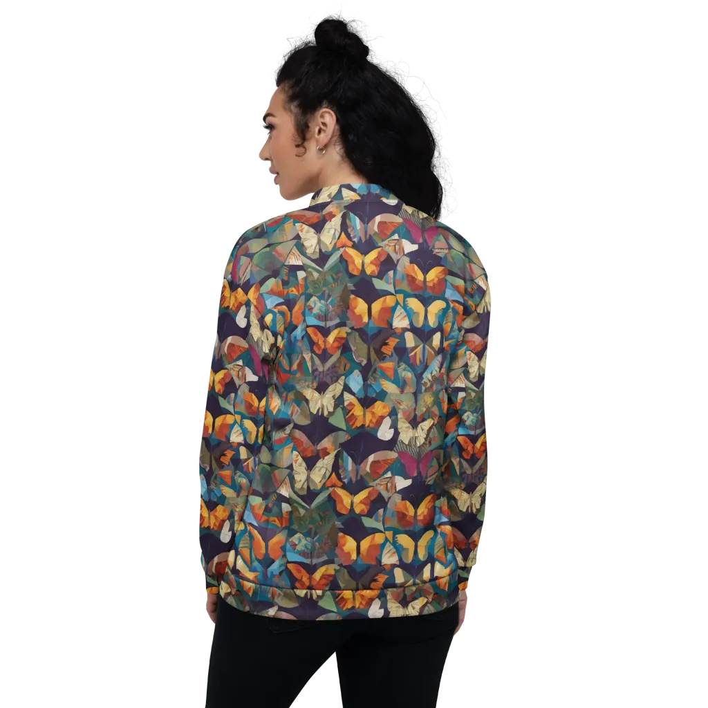 Prismatic Lepidary on Bomber Jacket — Back