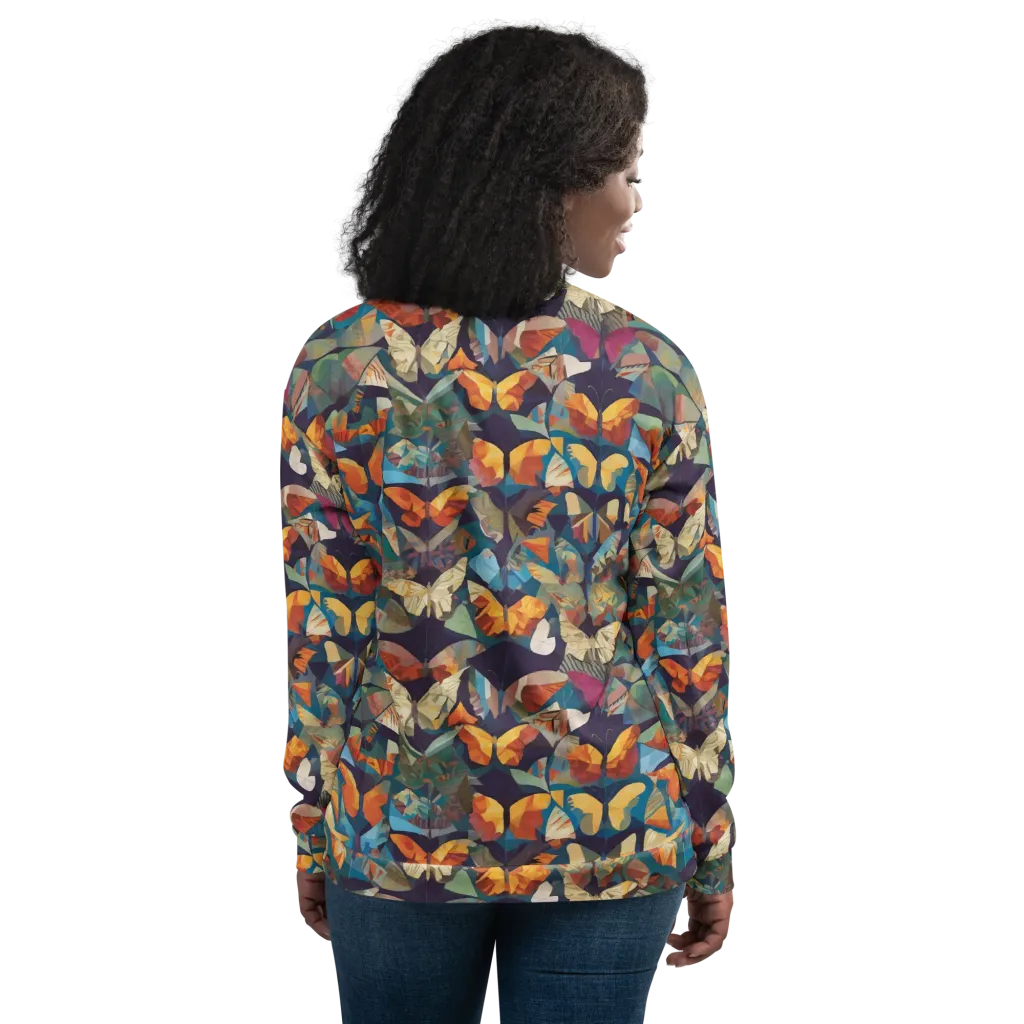 Prismatic Lepidary on Bomber Jacket — Back