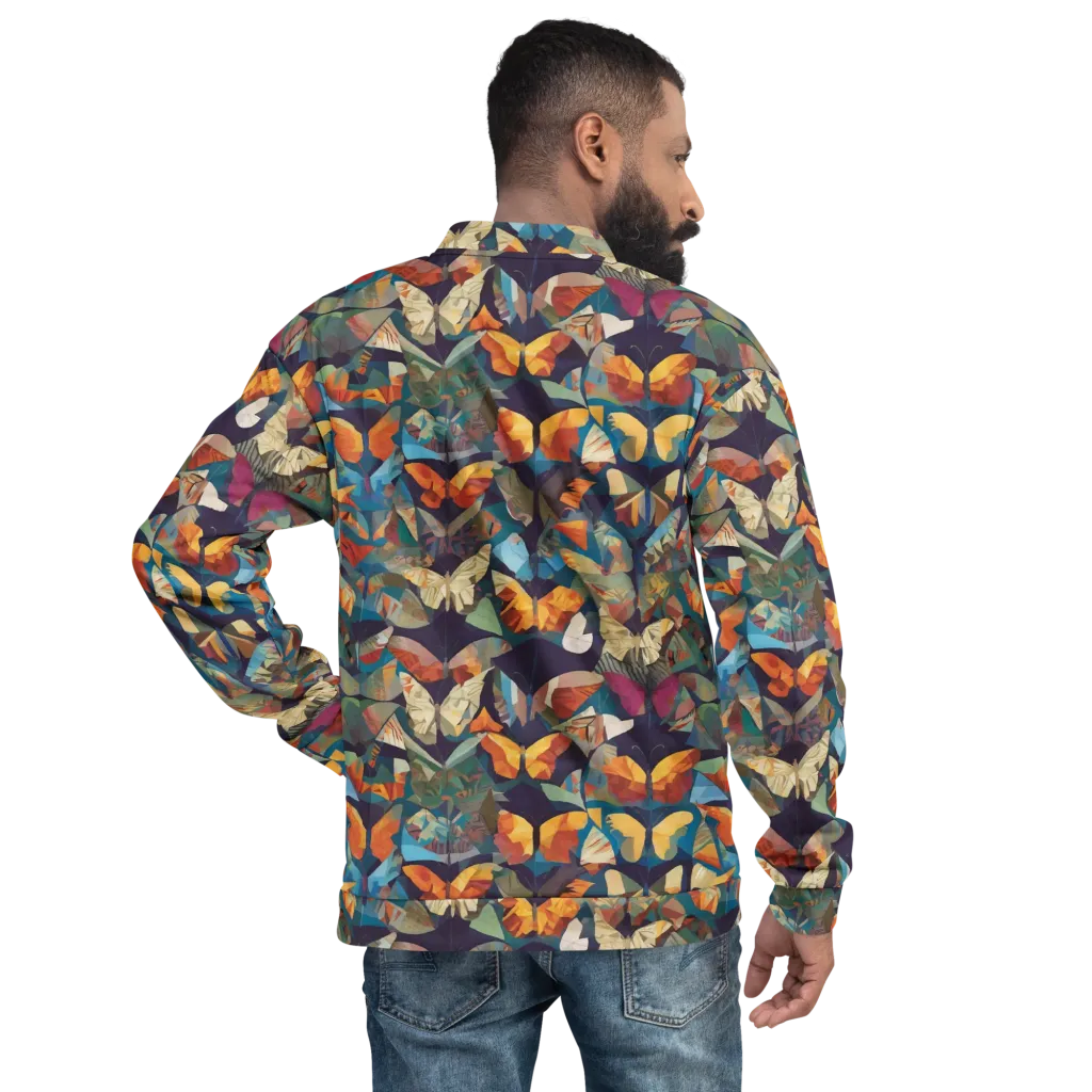 Prismatic Lepidary on Bomber Jacket — Back