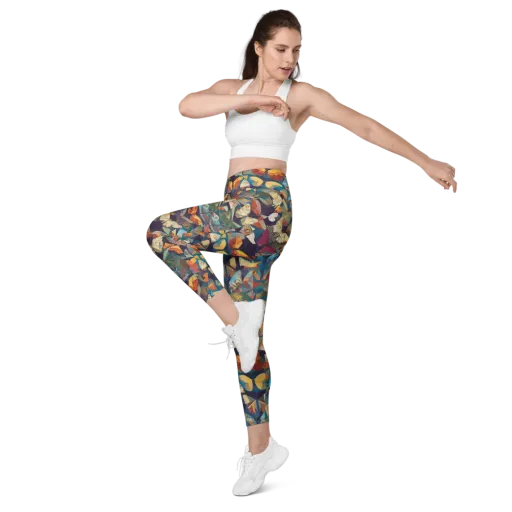 Prismatic Lepidary on a Leggings with Pockets