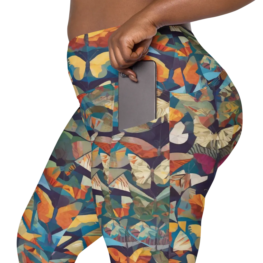 Prismatic Lepidary on Leggings with Pockets — Product details 2