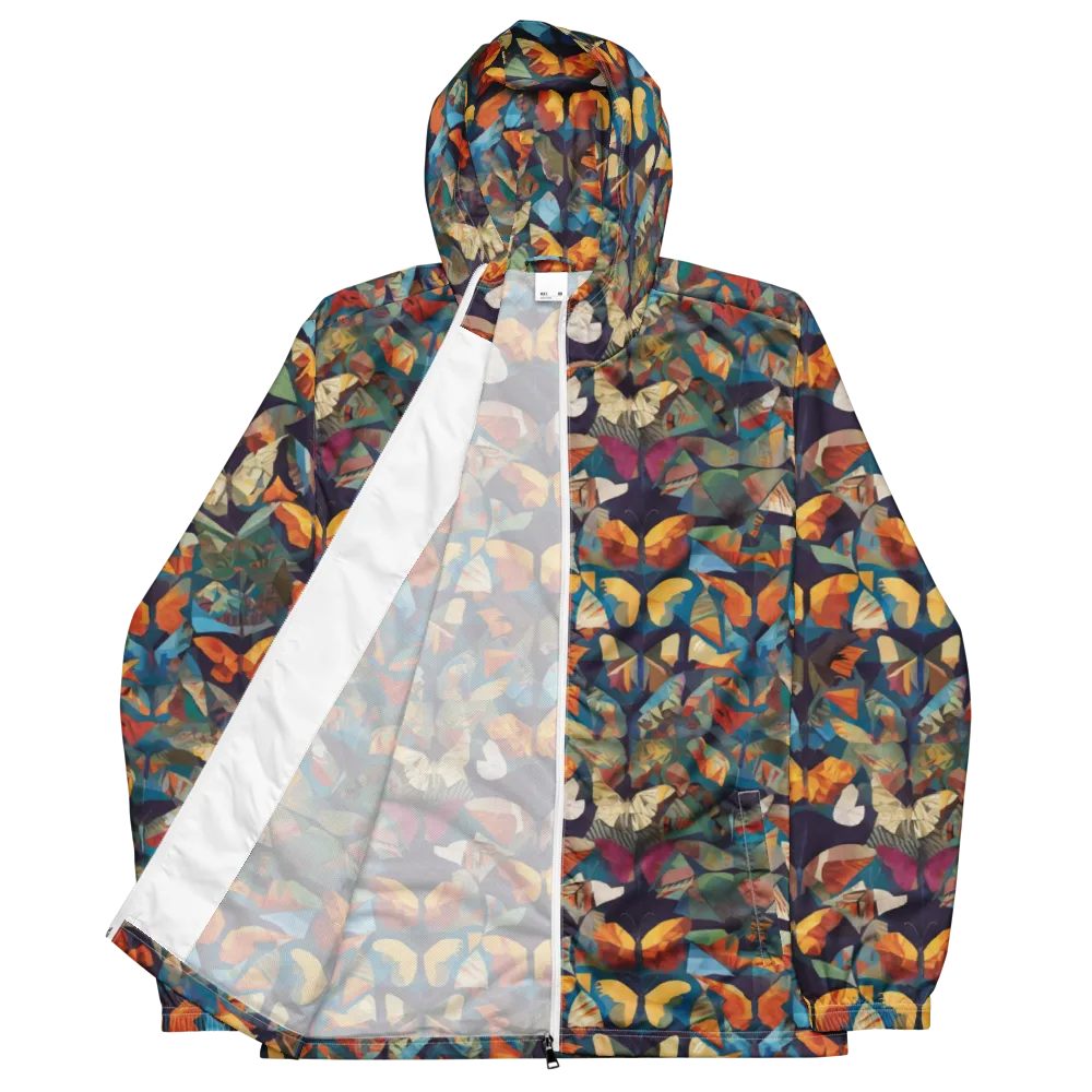 Prismatic Lepidary on Men's Windbreaker — Front