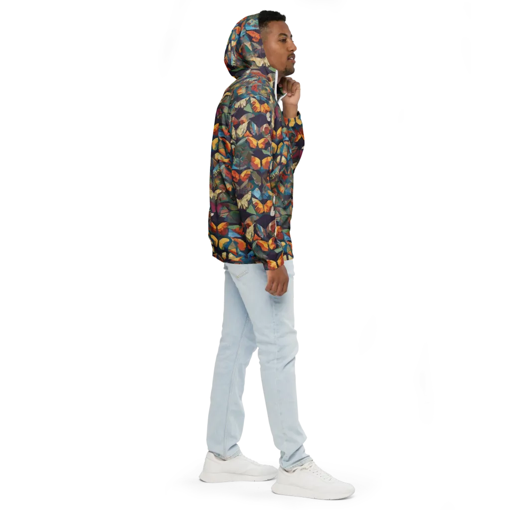 Prismatic Lepidary on Men's Windbreaker — Right