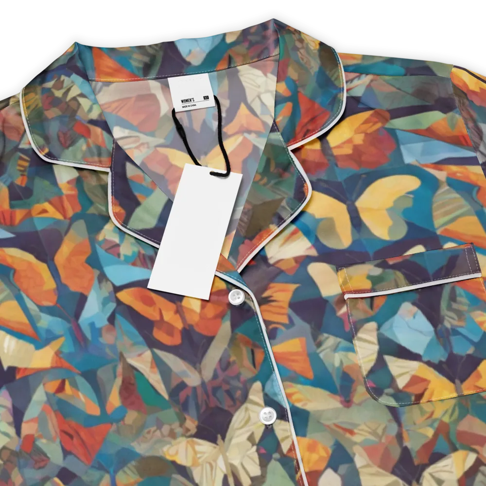 Prismatic Lepidary on Women's Short Sleeve Pajama Top — Product details