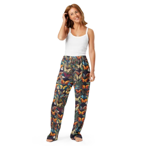 Prismatic Lepidary on a Women's Pajama Pants