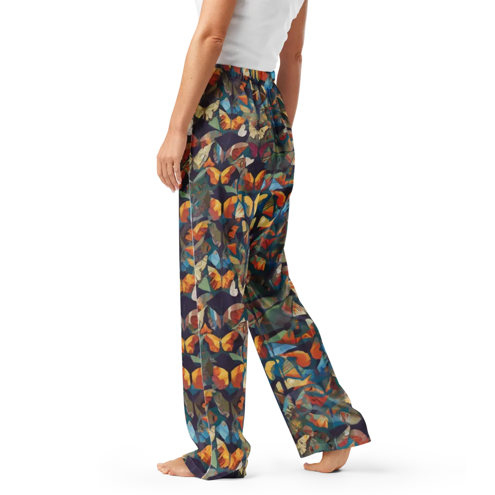 Prismatic Lepidary on Women's Pajama Pants — Left