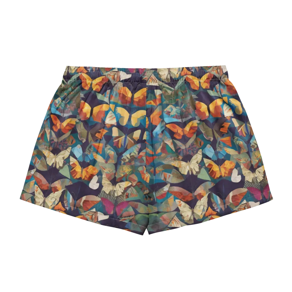 Prismatic Lepidary on Women's Pajama Shorts — Back