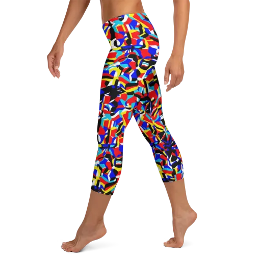 Primary Flux on a Capri Leggings