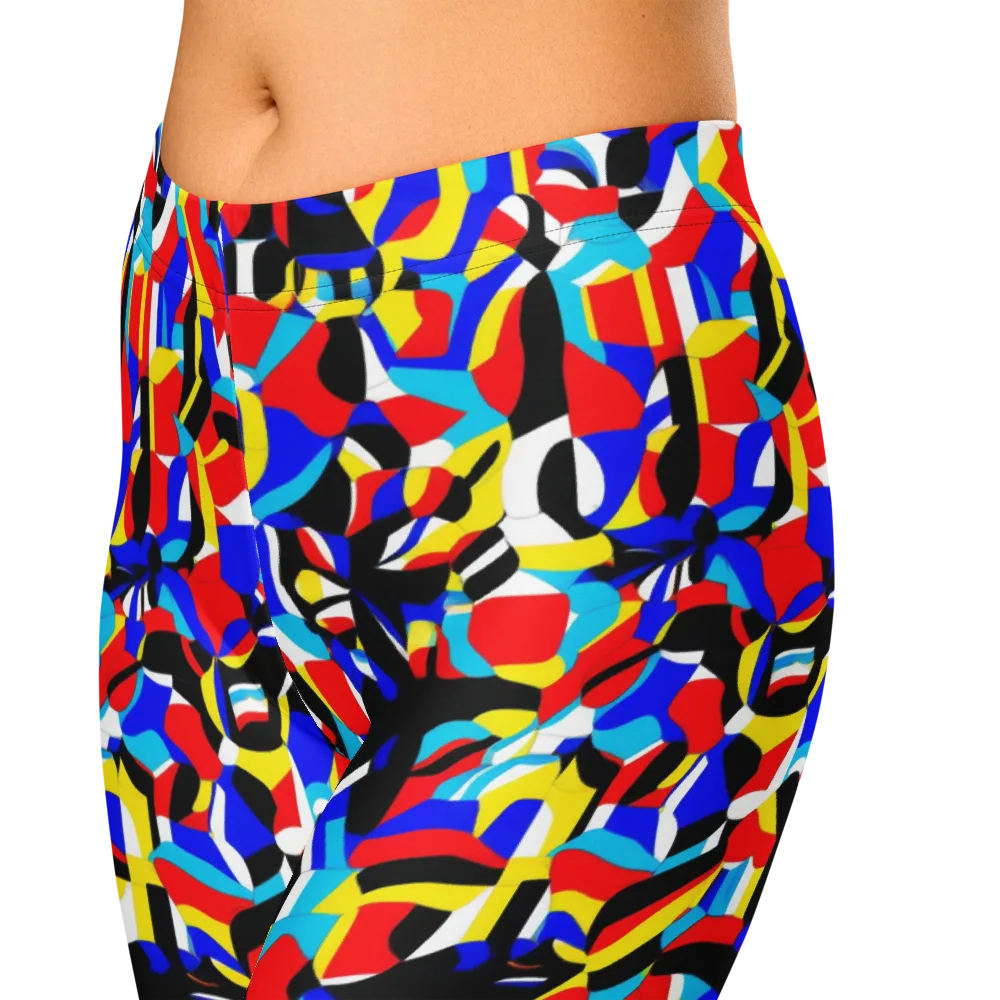 Primary Flux on Capri Leggings — Zoomed-in