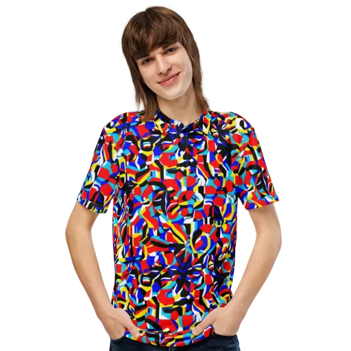 Primary Flux on a Men's Slim Fit Polo Shirt