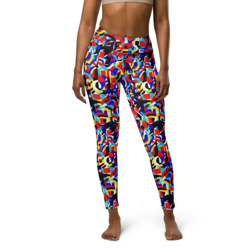 Primary Flux on a Yoga Leggings
