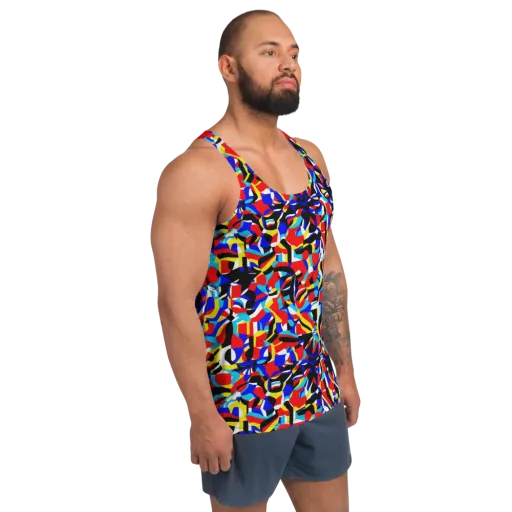 Primary Flux on a Men's Tank Top