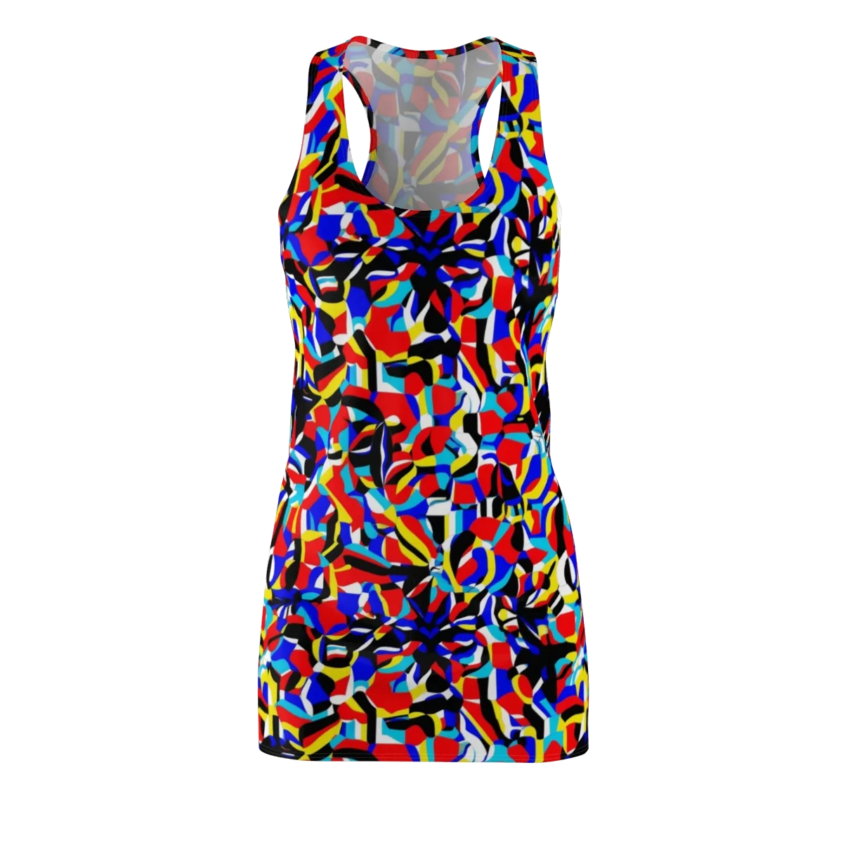 Primary Flux on Racerback Dress — Front