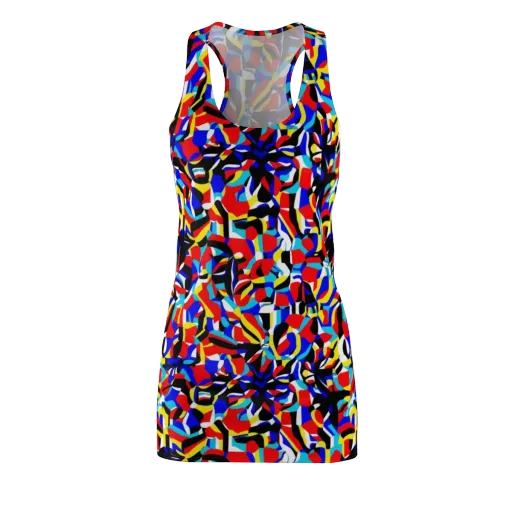 Primary Flux on a Racerback Dress