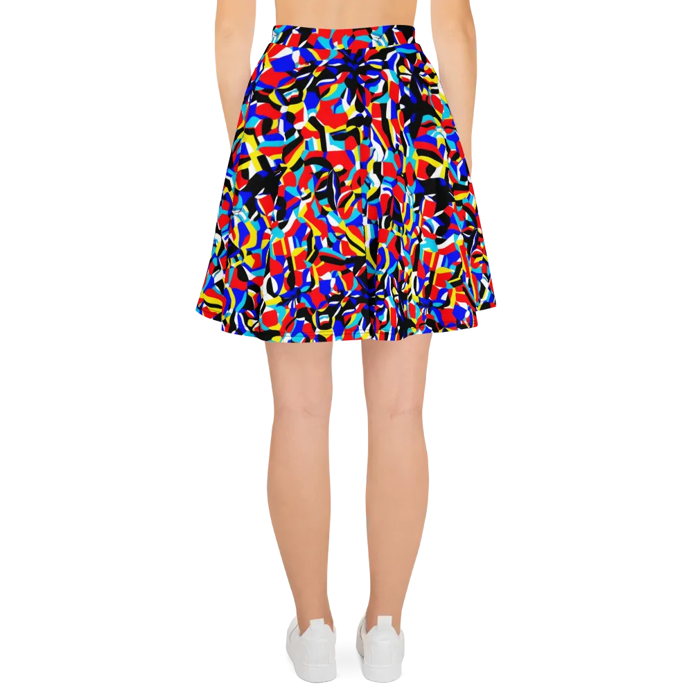 Primary Flux on Skater Skirt — Back