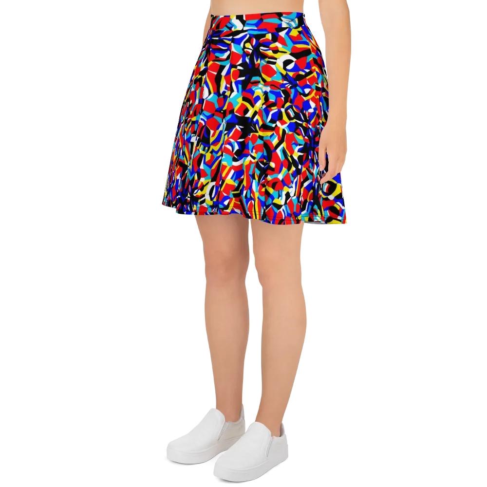 Primary Flux on Skater Skirt — Left