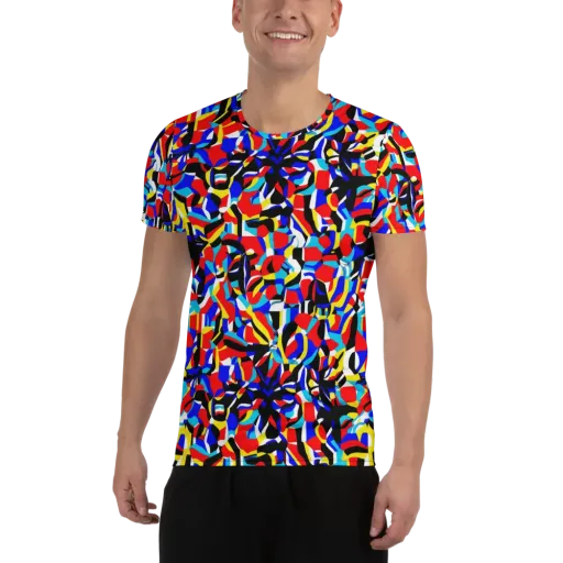 Primary Flux on a Men's Athletic T-Shirt
