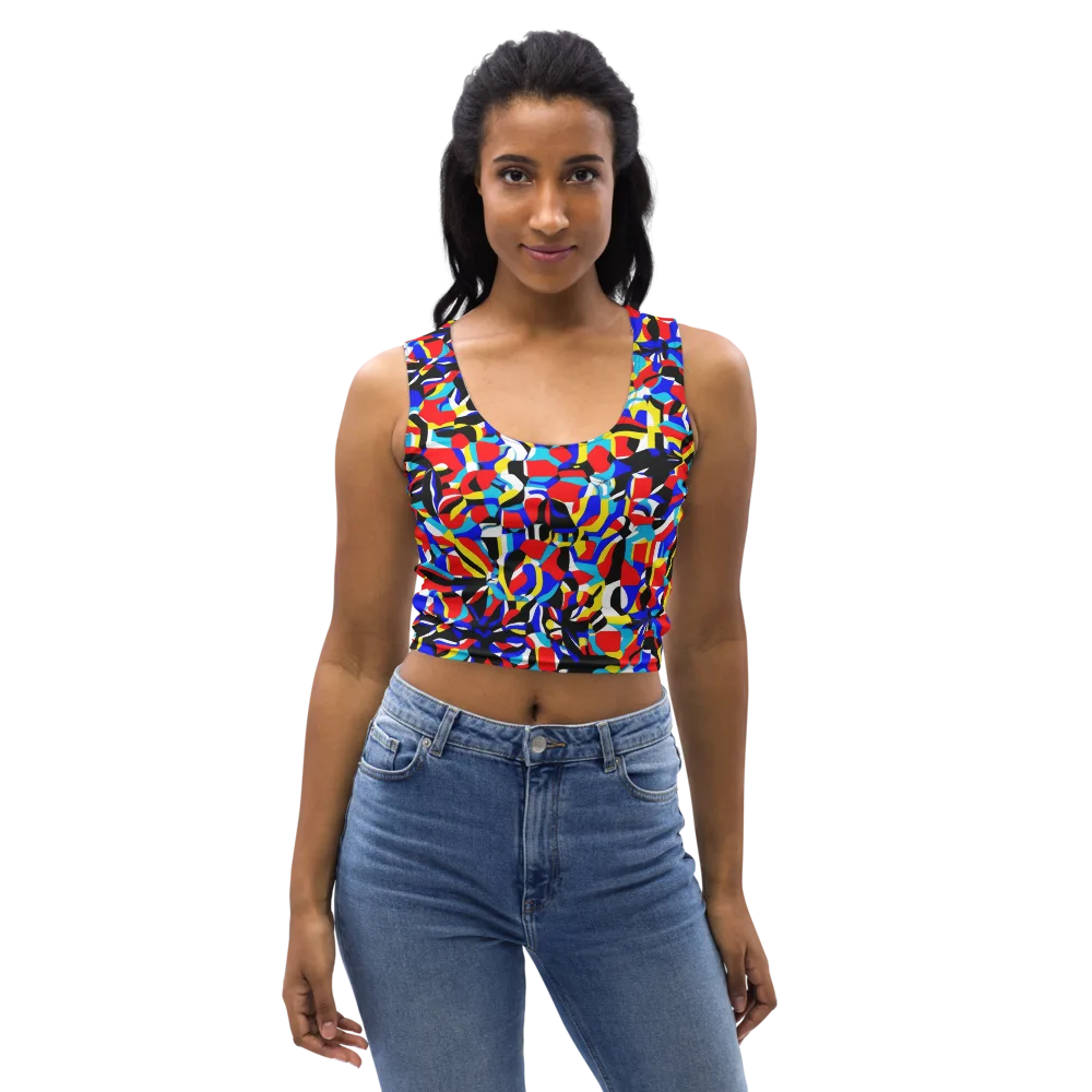 Primary Flux on Crop Top — Front