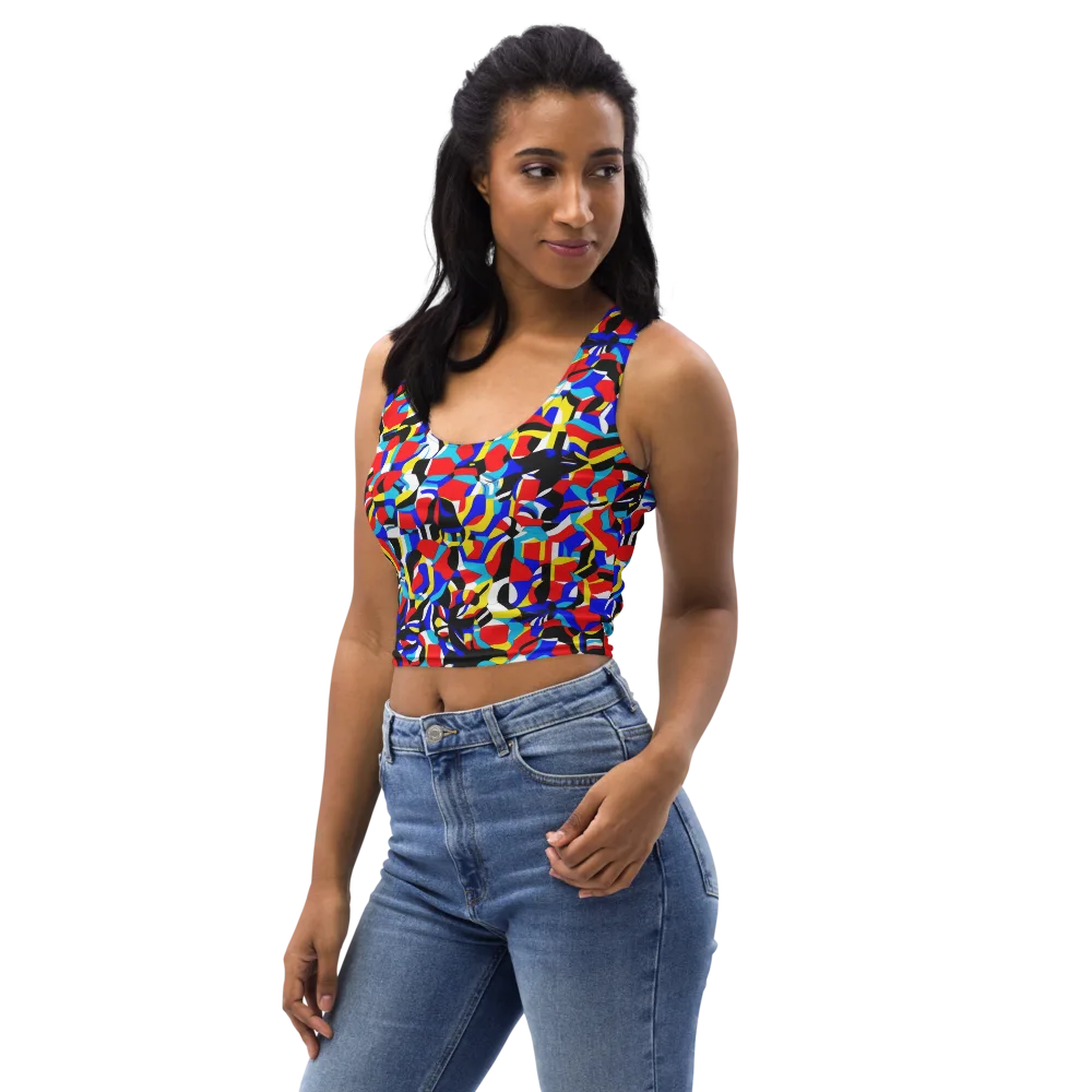 Primary Flux on Crop Top — Left Front