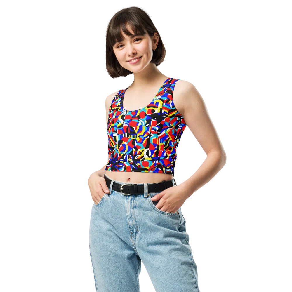 Primary Flux on Crop Top — Front