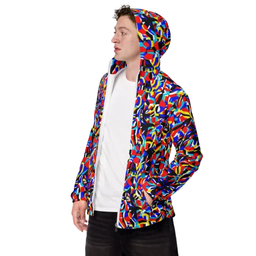 Primary Flux on a Men's Windbreaker